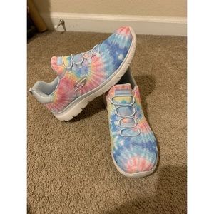 Skechers Sport Women's Vivid Views Sneakers,size 9 Memory foam